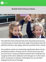 Burlish Park Primary School capture d'écran 1