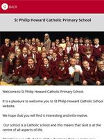St Philip Howard CP School capture d'écran 1