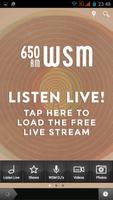 650 AM WSM الملصق