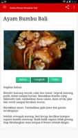 Resep Masakan Bali Lengkap تصوير الشاشة 3