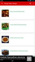 Resep Tahu Tempe Lengkap screenshot 1