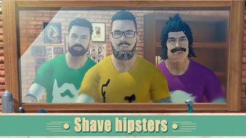Beard Shaving Salon Simulator - Barber Shop 3D capture d'écran 1