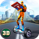 Spider Hero Hoverboard Pizza Delivery Sim APK