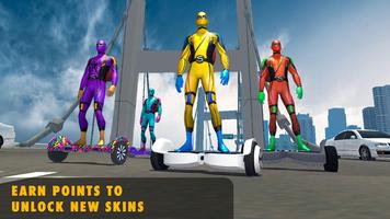 Spider Hero Hoverboard Pizza Delivery Sim screenshot 2