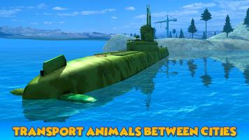 Submarine Animal Transport: Underwater Mission capture d'écran 1