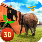 Zoo Animal Transporter Train Driving أيقونة