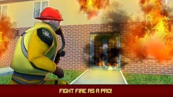 Urban City Firefighter Simulator - Rescue Heroes تصوير الشاشة 1