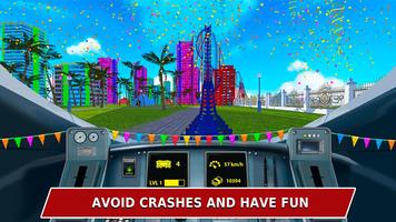 Amusement Park Roller Coaster Train Simulator screenshot 3