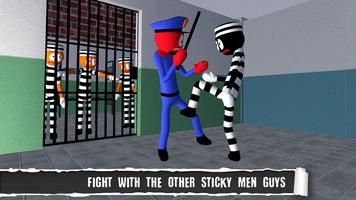 Sticked Man Prisoner Jail Break Crime Story Screenshot 1