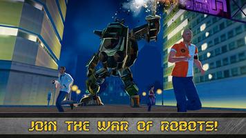 Futuristic X Ray Robot Transform Train poster