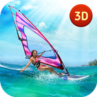 Windsurfing Game - Summer Water Sports Simulator icône