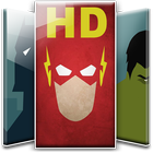 Superheroes wallpaper icon