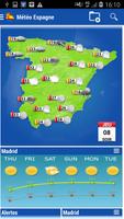 Météo Espagne Affiche