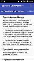 Bootable USB Methods โปสเตอร์