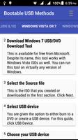 Bootable USB Methods imagem de tela 1