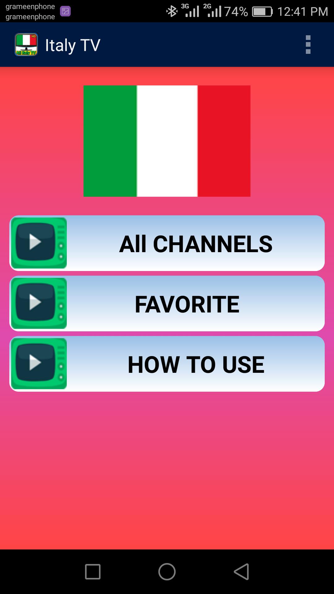 Italy TV Channels HD APK for Android Download