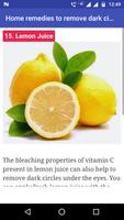 Home remedies to remove dark c poster