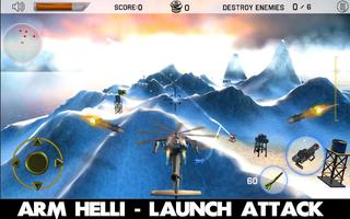 Gunship Helicopter Strike 3D ảnh chụp màn hình 1