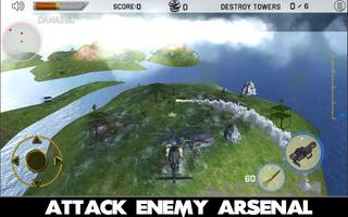 Gunship Helicopter Strike 3D capture d'écran 2