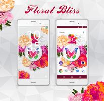Floral Bliss XperiaN Theme постер