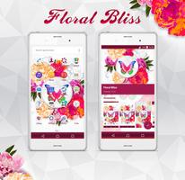 Floral Bliss XperiaN Theme imagem de tela 1