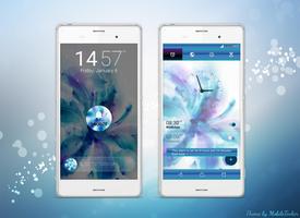 Floral Splash XperiaN Theme screenshot 3