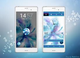 برنامه‌نما Floral Splash XperiaN Theme عکس از صفحه