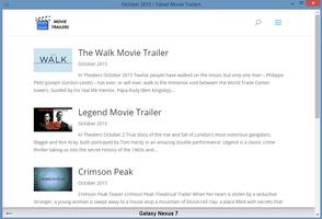 Mobile Movie Trailers تصوير الشاشة 3