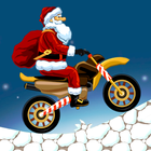 Père Noël Course de Moto icône