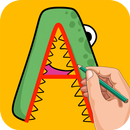 How to Draw Using Alphabet APK