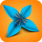 Origami Flower Instructions 3D آئیکن