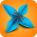 Origami Flower Instructions 3D Zeichen