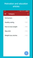 Weight loss: diet & fitness app تصوير الشاشة 1
