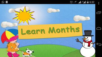 Learn Months With Fun پوسٹر