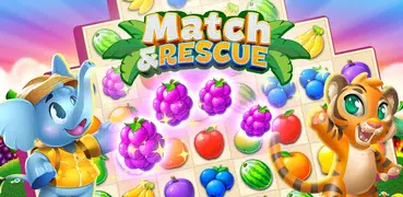Match & Rescue - Match 3 Games & Matching Puzzle
