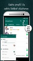 WhatsPrank - Sahte mesajlar Affiche