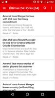 Arsenal News تصوير الشاشة 1