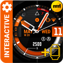 Watch Face Black Orange APK