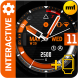 Watch Face Black Orange