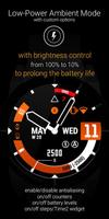 Watch Face Black Orange screenshot 2