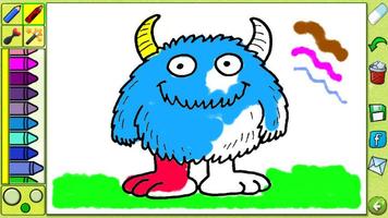 Coloring Book - Cartoons Free captura de pantalla 2