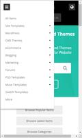 Website Templates from ThemeForests Search Engine capture d'écran 1
