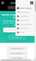 Website Templates from ThemeForests Search Engine capture d'écran 2