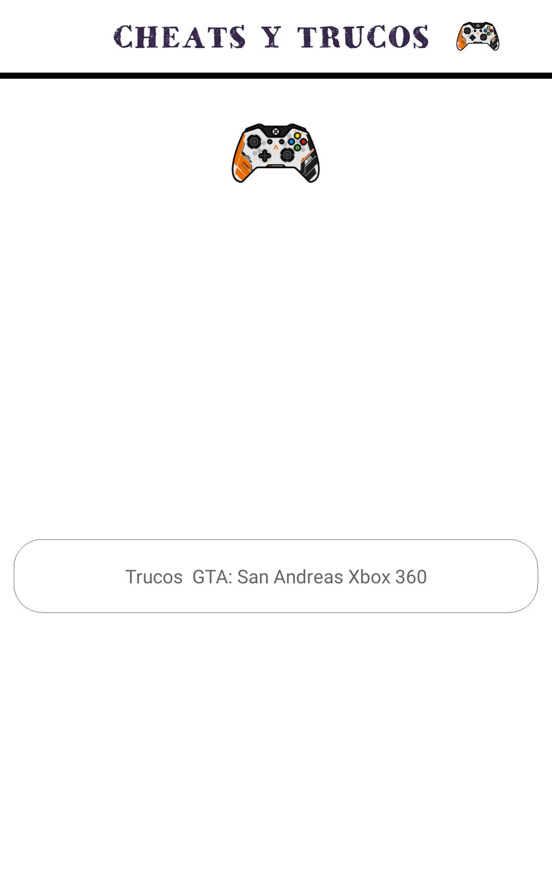 Trucos gta san andreas xbox APK voor Android Download