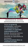 UJEC Emprendedores Creativos تصوير الشاشة 1