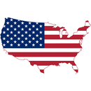 USA flag map-APK