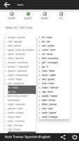 Verb Trainer Spanish-English 截圖 1