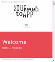 Your web to APP 海報