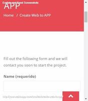 برنامه‌نما Your web to APP عکس از صفحه
