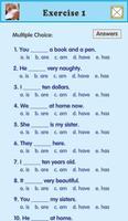 برنامه‌نما Verb to be exercises عکس از صفحه